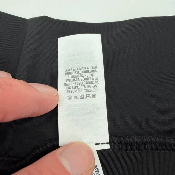 Aerie High Waisted Full Coverage Cross Waist Swim Bottoms Black XXL - Picture 7 of 12